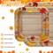 100 Pcs - Thanksgiving Paper Plates and Napkins Disposable Tableware Set for 25 Guests(orange, brown)10.31 x 10.28 x 2.6 inches
